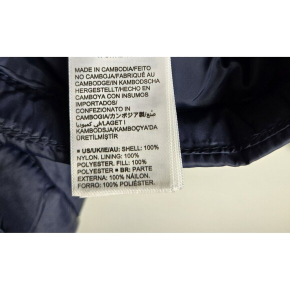 Amazon Essentials Women's Medium Navy Blue Lightweight Puffer Jacket Hooded NWT - Picture 5 of 6